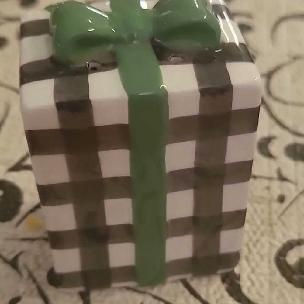 Hallmark Salt and Pepper Shakers and Tray